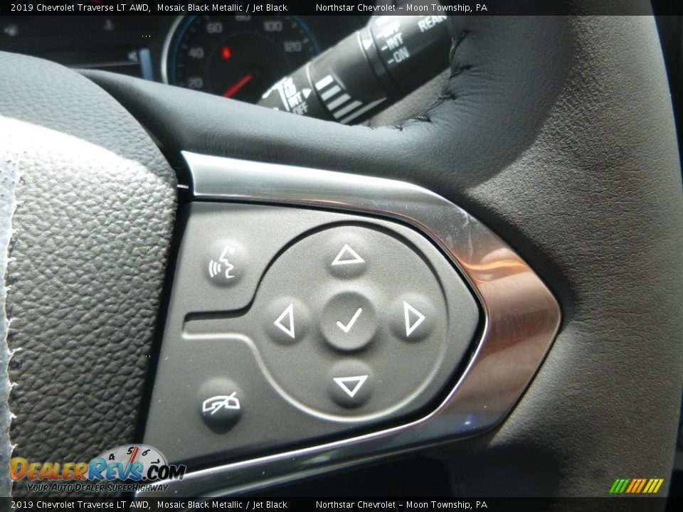 2019 Chevrolet Traverse LT AWD Mosaic Black Metallic / Jet Black Photo #20