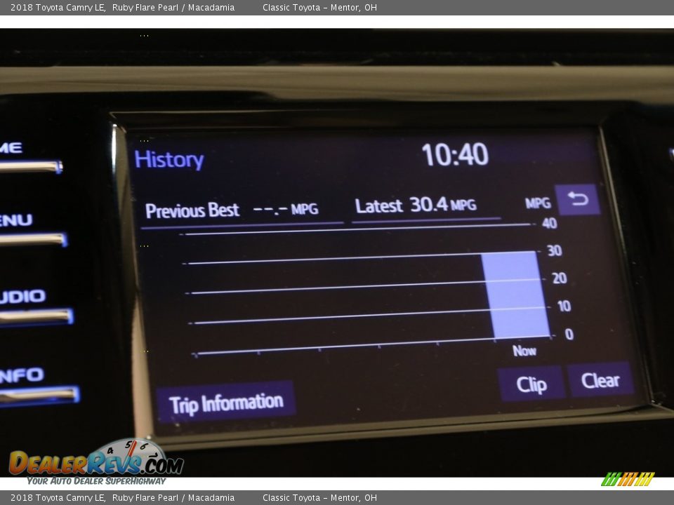 2018 Toyota Camry LE Ruby Flare Pearl / Macadamia Photo #16