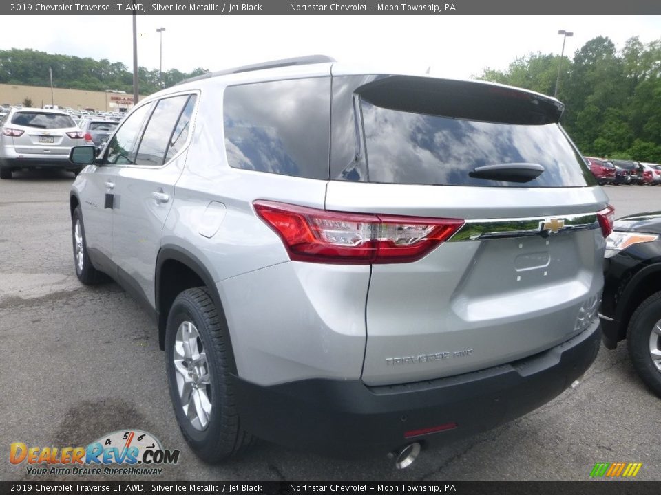 2019 Chevrolet Traverse LT AWD Silver Ice Metallic / Jet Black Photo #3