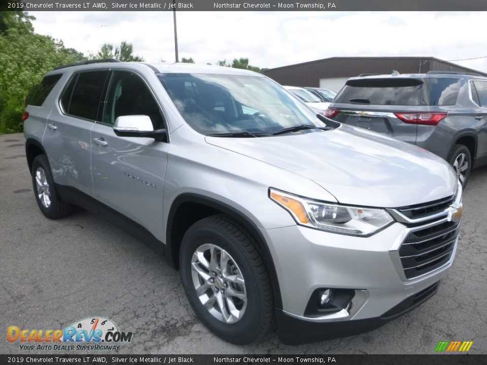 2019 Chevrolet Traverse LT AWD Silver Ice Metallic / Jet Black Photo #7