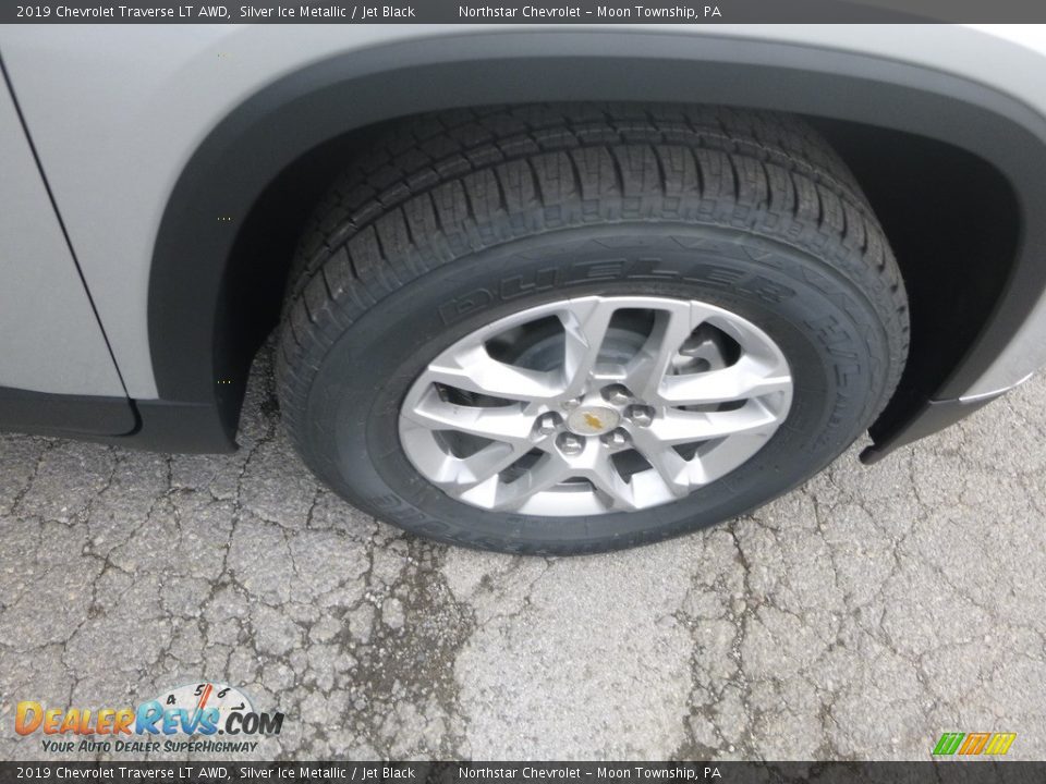 2019 Chevrolet Traverse LT AWD Silver Ice Metallic / Jet Black Photo #9