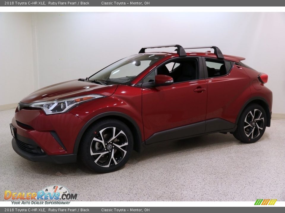 2018 Toyota C-HR XLE Ruby Flare Pearl / Black Photo #3
