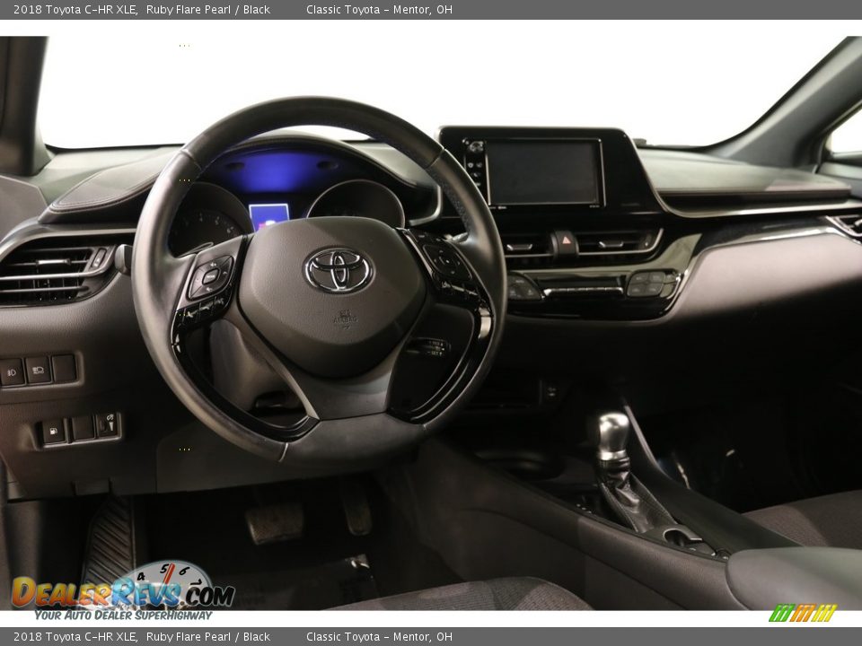 2018 Toyota C-HR XLE Ruby Flare Pearl / Black Photo #6