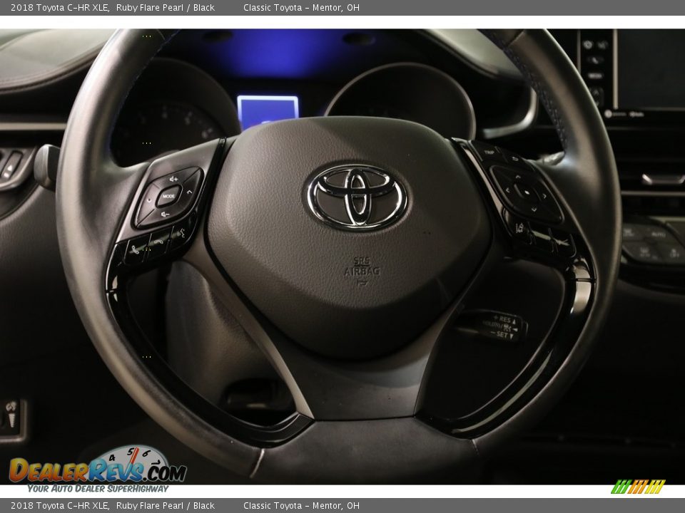 2018 Toyota C-HR XLE Ruby Flare Pearl / Black Photo #7