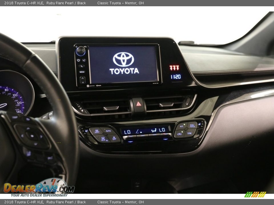 2018 Toyota C-HR XLE Ruby Flare Pearl / Black Photo #9