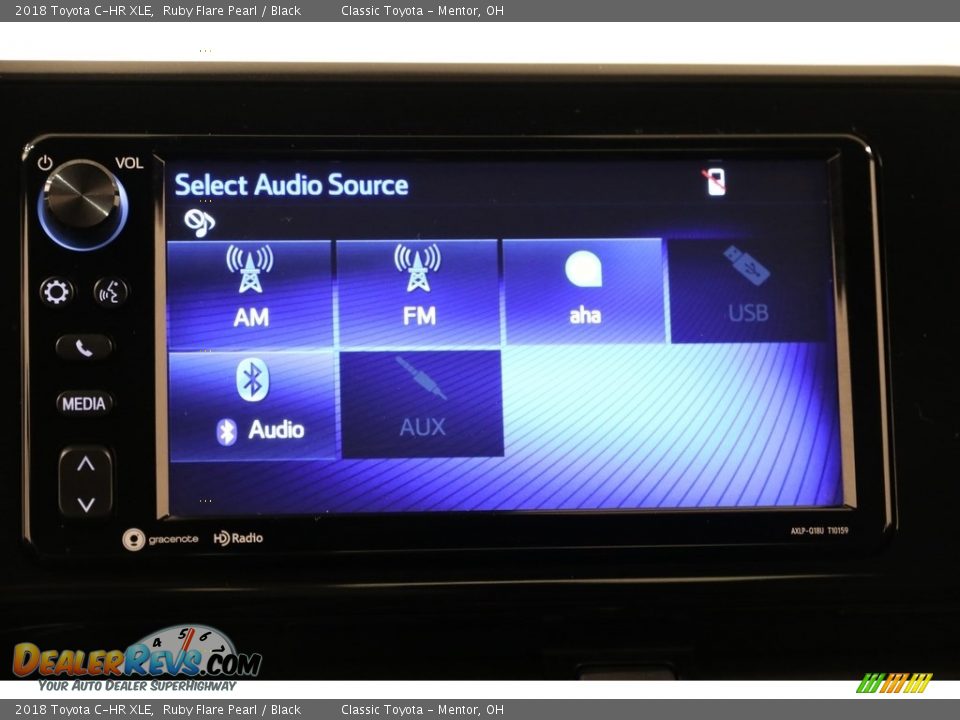 2018 Toyota C-HR XLE Ruby Flare Pearl / Black Photo #10