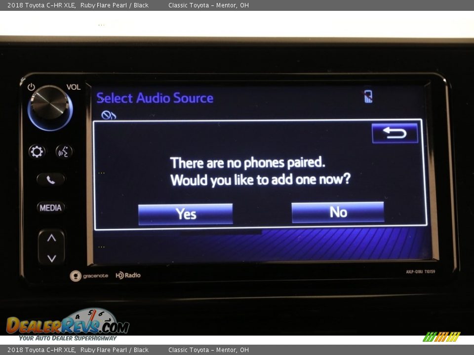 2018 Toyota C-HR XLE Ruby Flare Pearl / Black Photo #11