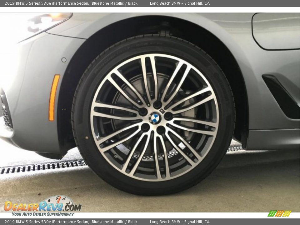 2019 BMW 5 Series 530e iPerformance Sedan Bluestone Metallic / Black Photo #9
