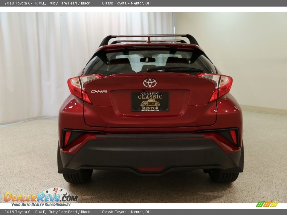 2018 Toyota C-HR XLE Ruby Flare Pearl / Black Photo #16