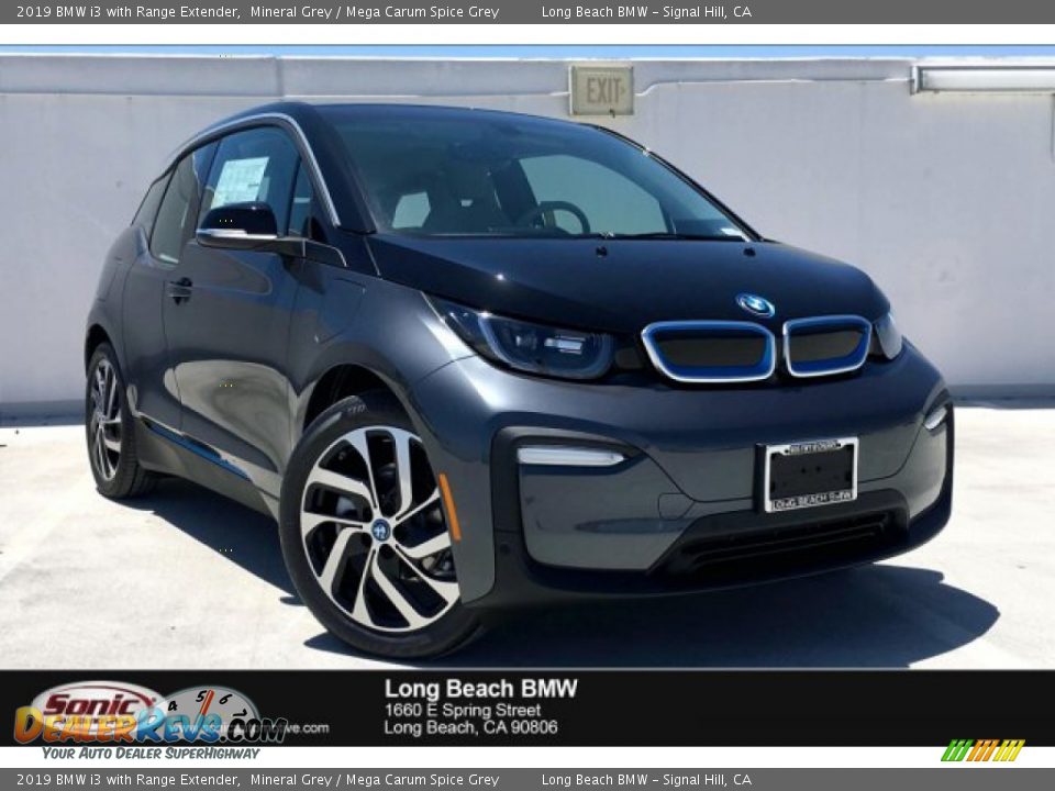 2019 BMW i3 with Range Extender Mineral Grey / Mega Carum Spice Grey Photo #1