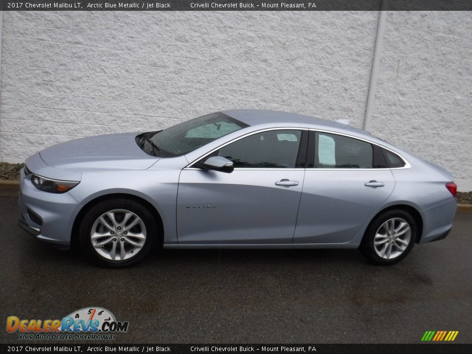 2017 Chevrolet Malibu LT Arctic Blue Metallic / Jet Black Photo #2