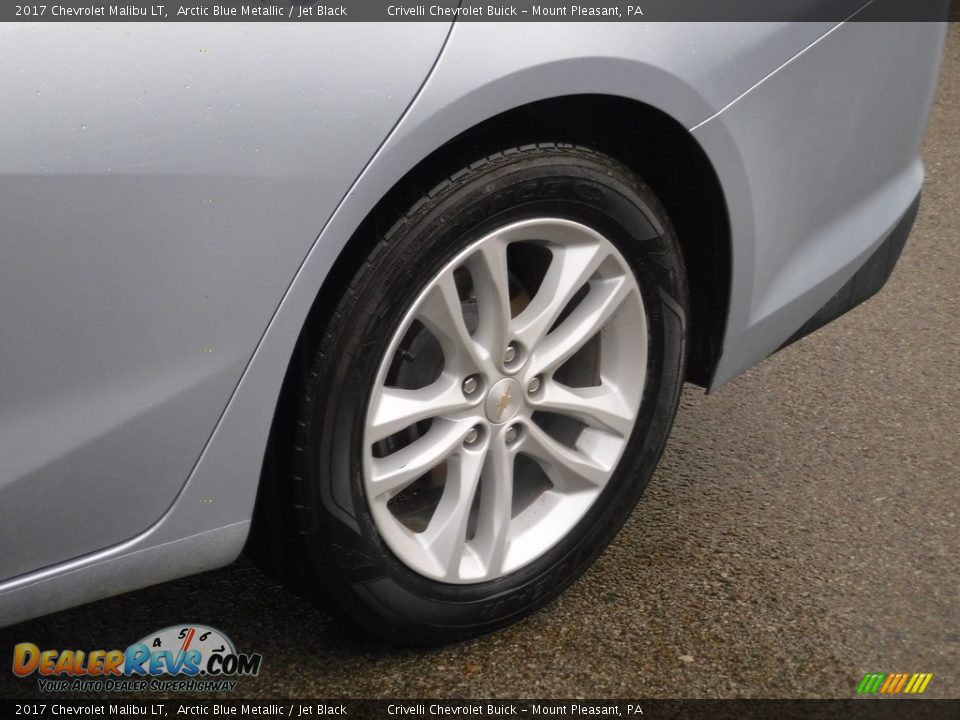 2017 Chevrolet Malibu LT Arctic Blue Metallic / Jet Black Photo #3