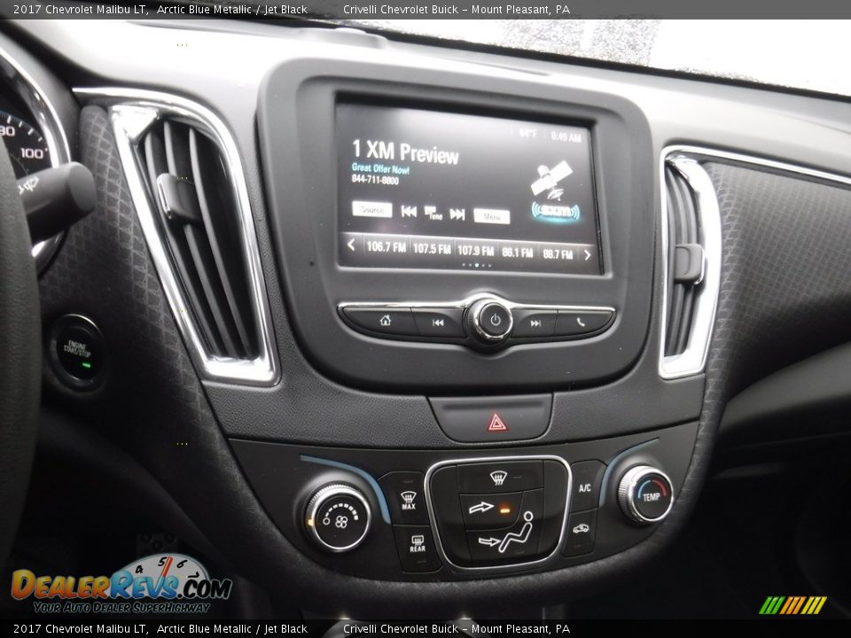 2017 Chevrolet Malibu LT Arctic Blue Metallic / Jet Black Photo #14