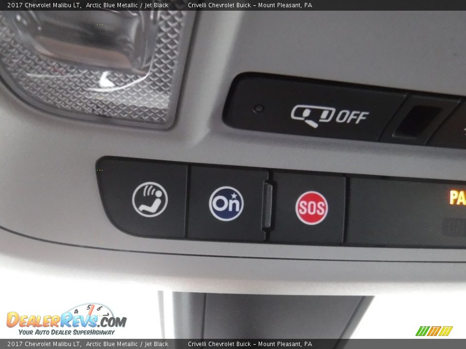 2017 Chevrolet Malibu LT Arctic Blue Metallic / Jet Black Photo #18
