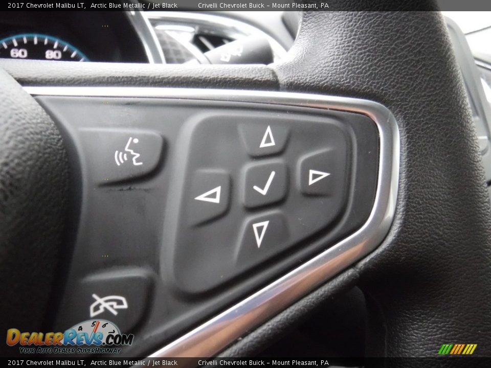 2017 Chevrolet Malibu LT Arctic Blue Metallic / Jet Black Photo #20