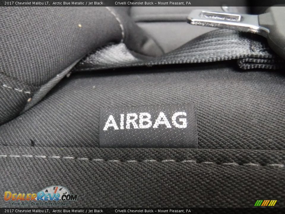 2017 Chevrolet Malibu LT Arctic Blue Metallic / Jet Black Photo #25