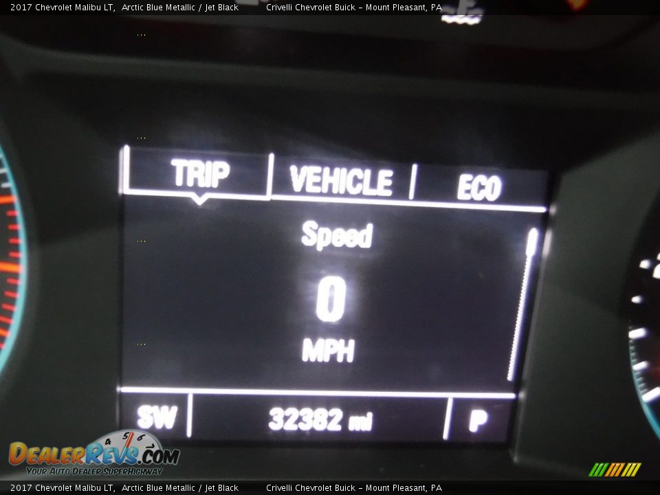 2017 Chevrolet Malibu LT Arctic Blue Metallic / Jet Black Photo #34