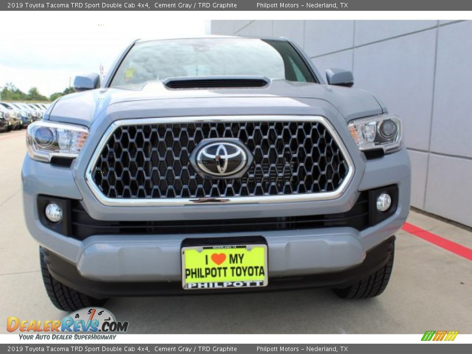 2019 Toyota Tacoma TRD Sport Double Cab 4x4 Cement Gray / TRD Graphite Photo #3