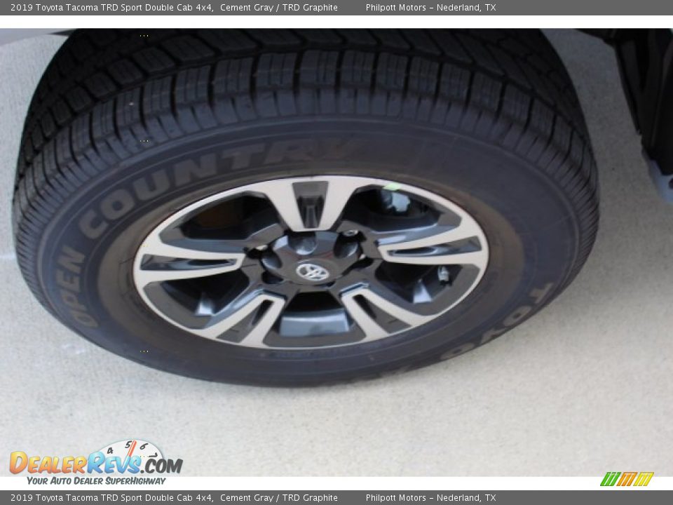 2019 Toyota Tacoma TRD Sport Double Cab 4x4 Cement Gray / TRD Graphite Photo #5
