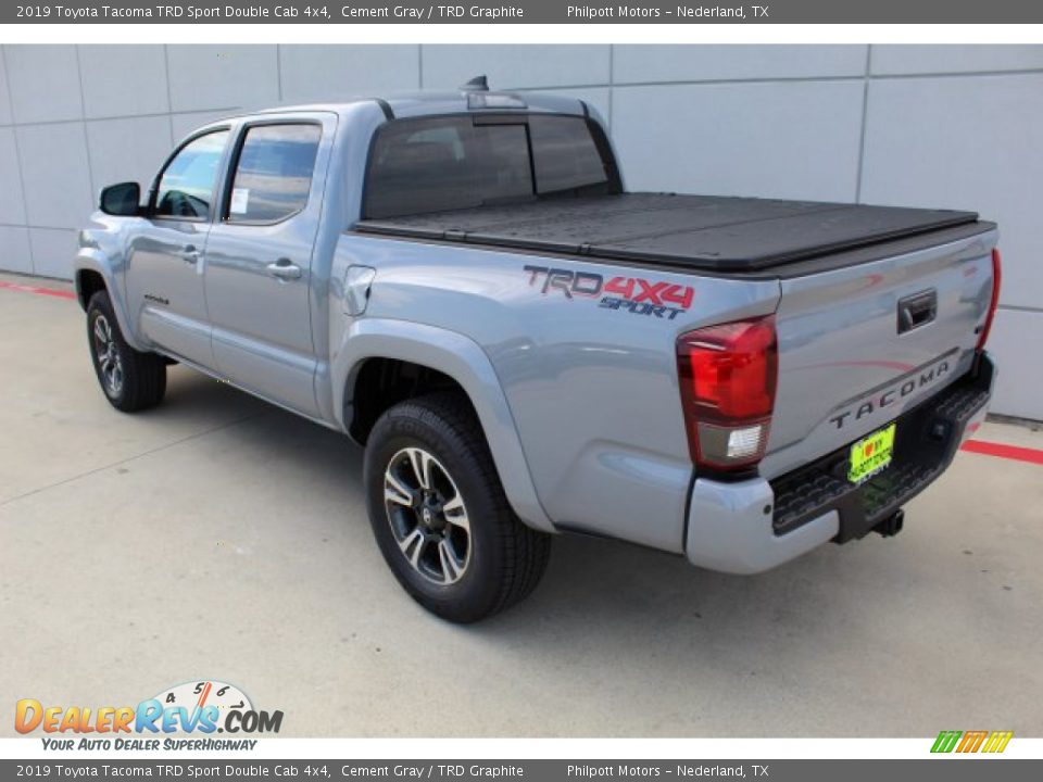 2019 Toyota Tacoma TRD Sport Double Cab 4x4 Cement Gray / TRD Graphite Photo #6