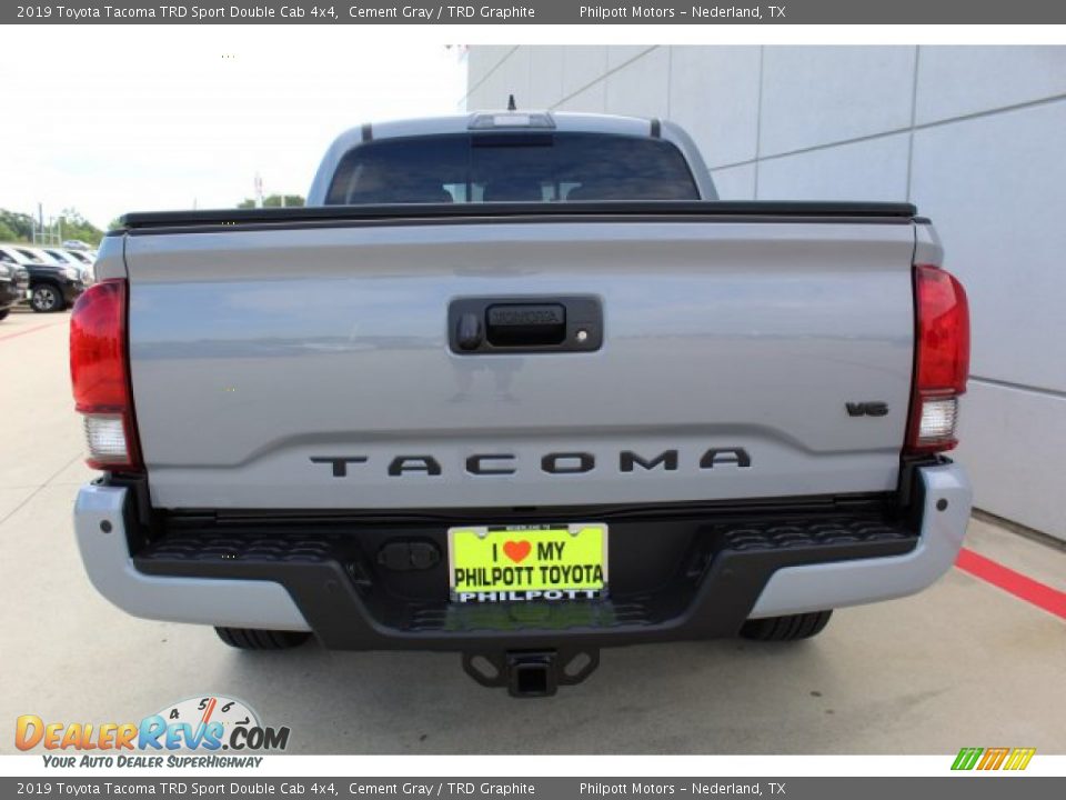 2019 Toyota Tacoma TRD Sport Double Cab 4x4 Cement Gray / TRD Graphite Photo #7