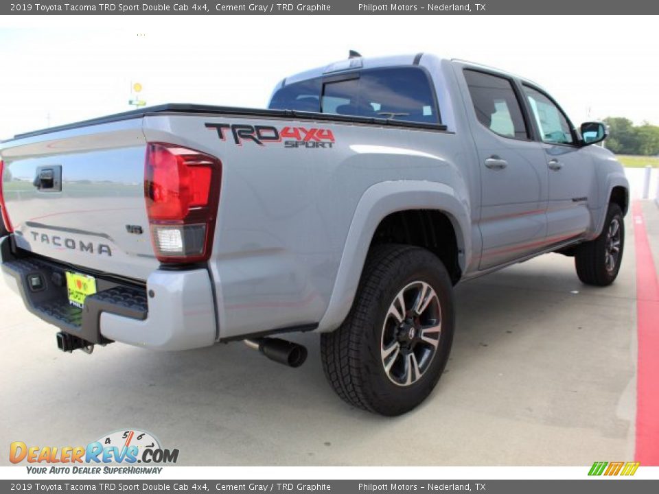 2019 Toyota Tacoma TRD Sport Double Cab 4x4 Cement Gray / TRD Graphite Photo #8