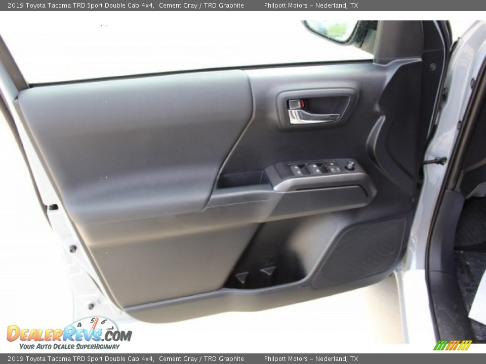 2019 Toyota Tacoma TRD Sport Double Cab 4x4 Cement Gray / TRD Graphite Photo #9