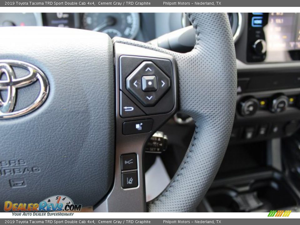 2019 Toyota Tacoma TRD Sport Double Cab 4x4 Cement Gray / TRD Graphite Photo #12