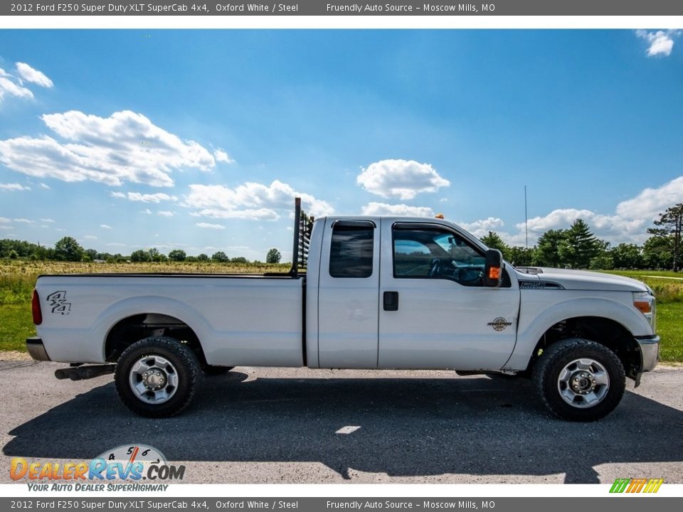 2012 Ford F250 Super Duty XLT SuperCab 4x4 Oxford White / Steel Photo #2