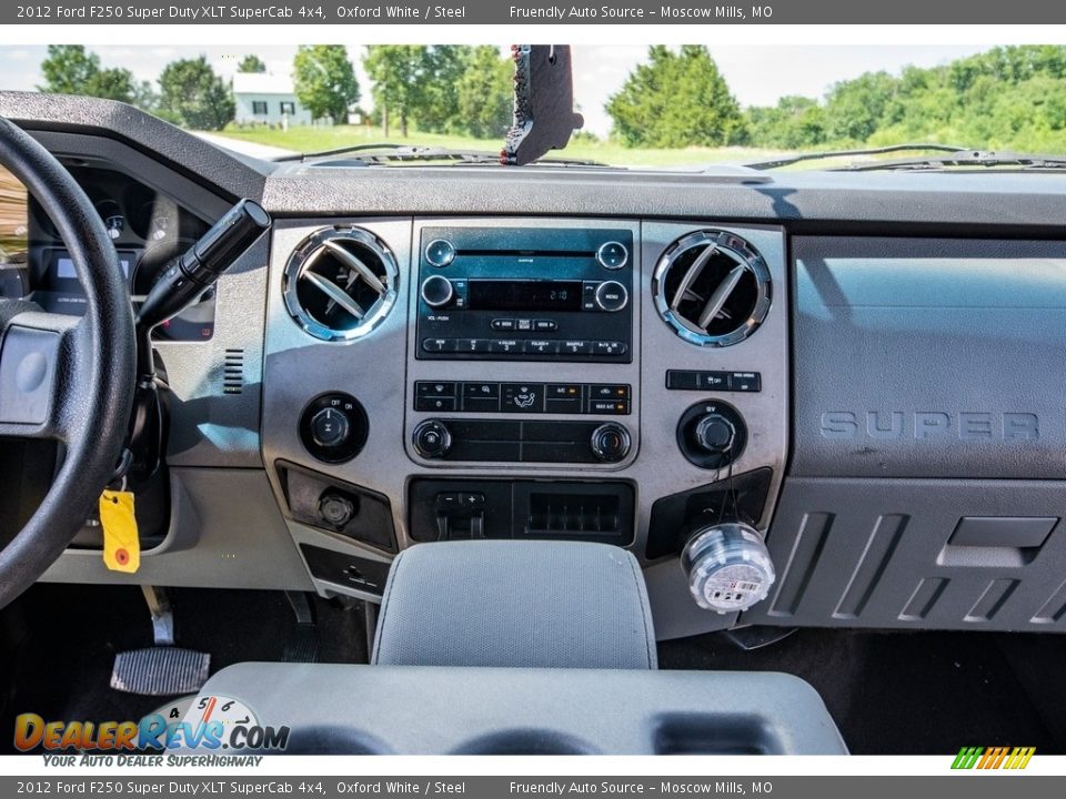 2012 Ford F250 Super Duty XLT SuperCab 4x4 Oxford White / Steel Photo #13