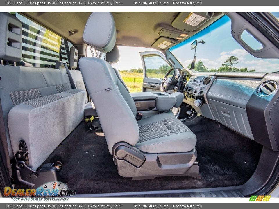 2012 Ford F250 Super Duty XLT SuperCab 4x4 Oxford White / Steel Photo #15