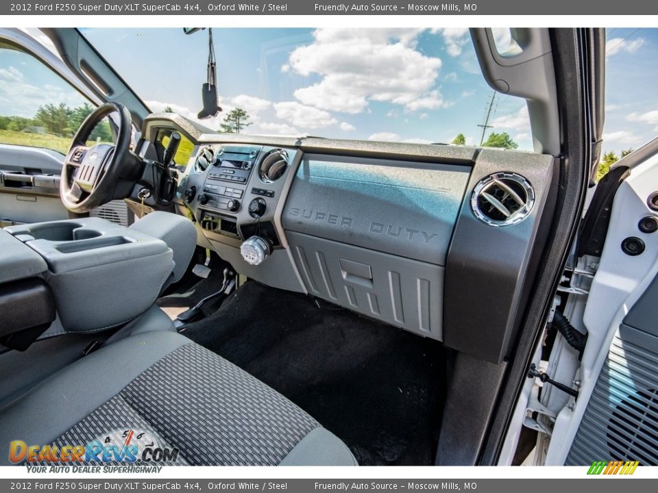 2012 Ford F250 Super Duty XLT SuperCab 4x4 Oxford White / Steel Photo #16