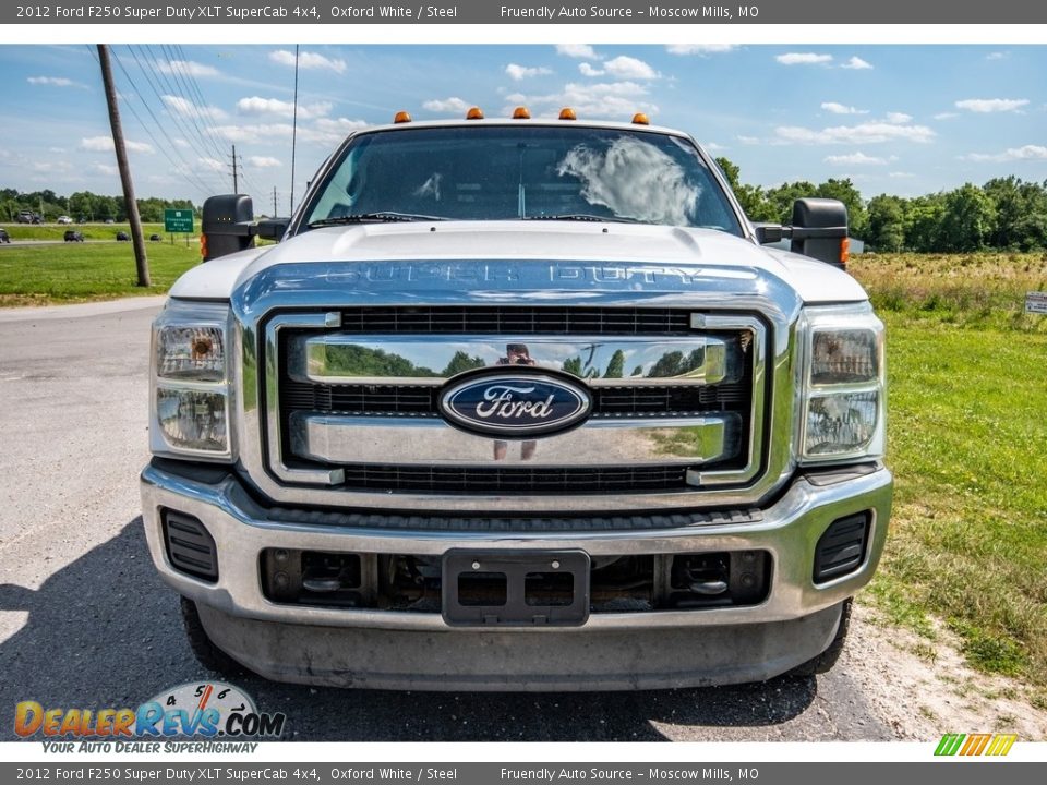 2012 Ford F250 Super Duty XLT SuperCab 4x4 Oxford White / Steel Photo #18