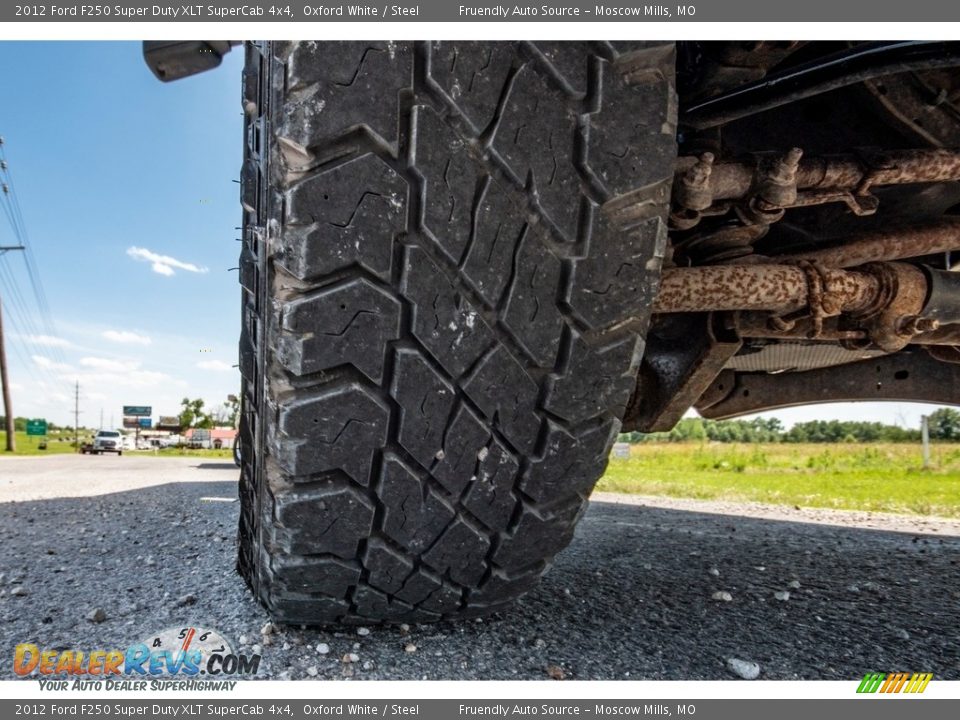 2012 Ford F250 Super Duty XLT SuperCab 4x4 Oxford White / Steel Photo #20