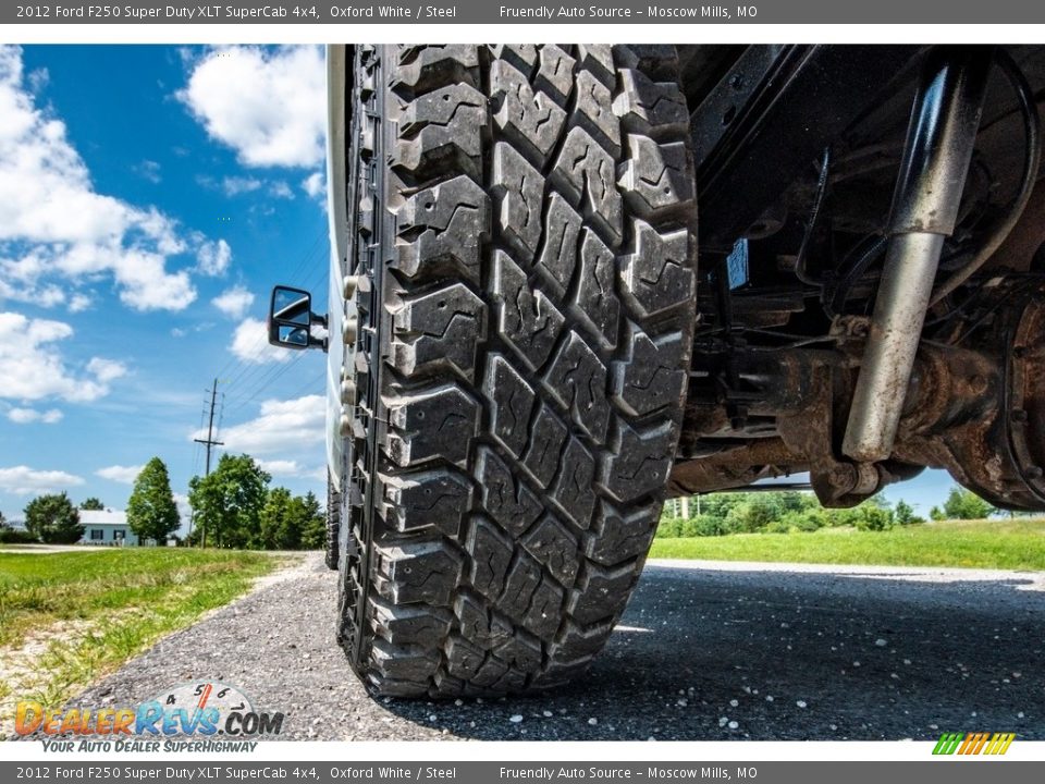 2012 Ford F250 Super Duty XLT SuperCab 4x4 Oxford White / Steel Photo #22