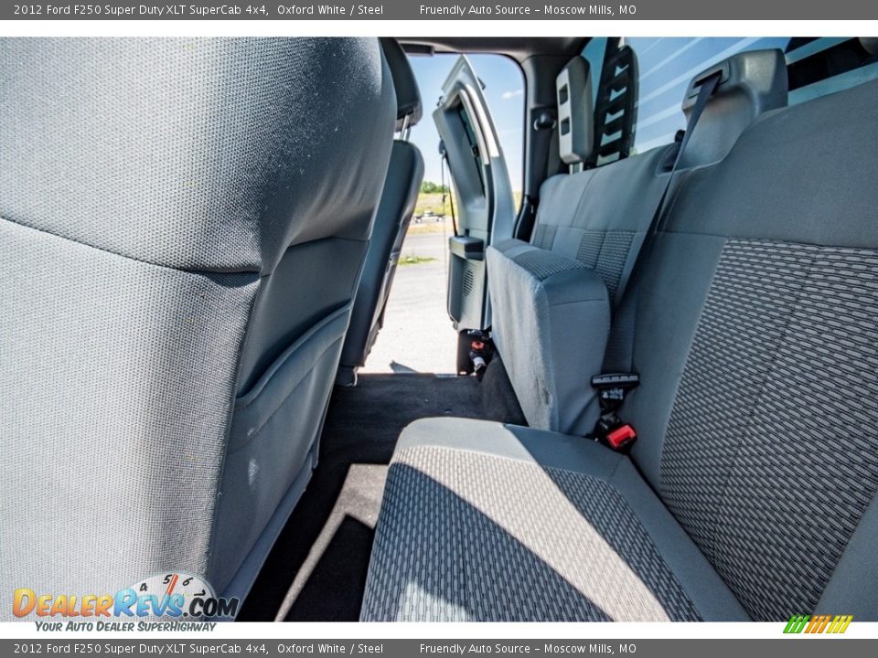 2012 Ford F250 Super Duty XLT SuperCab 4x4 Oxford White / Steel Photo #26