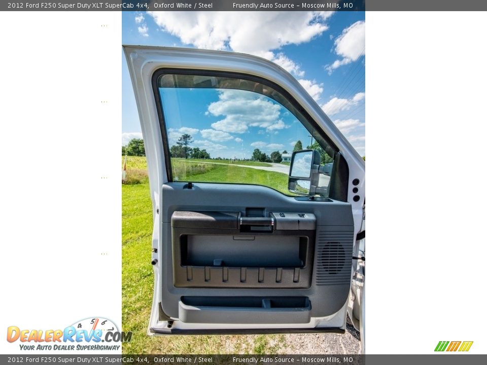 2012 Ford F250 Super Duty XLT SuperCab 4x4 Oxford White / Steel Photo #27