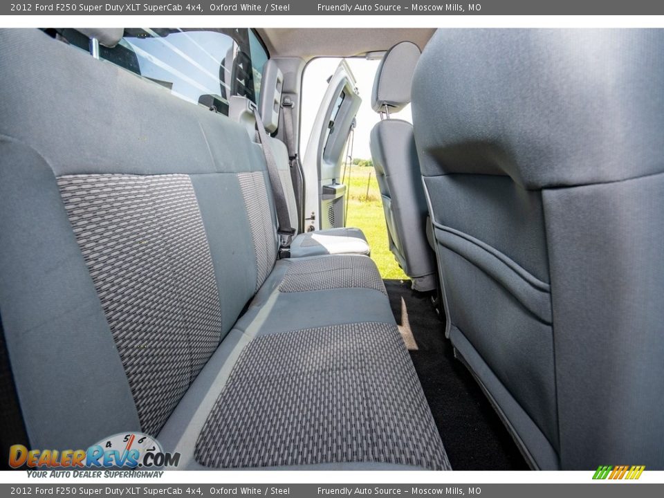 2012 Ford F250 Super Duty XLT SuperCab 4x4 Oxford White / Steel Photo #30