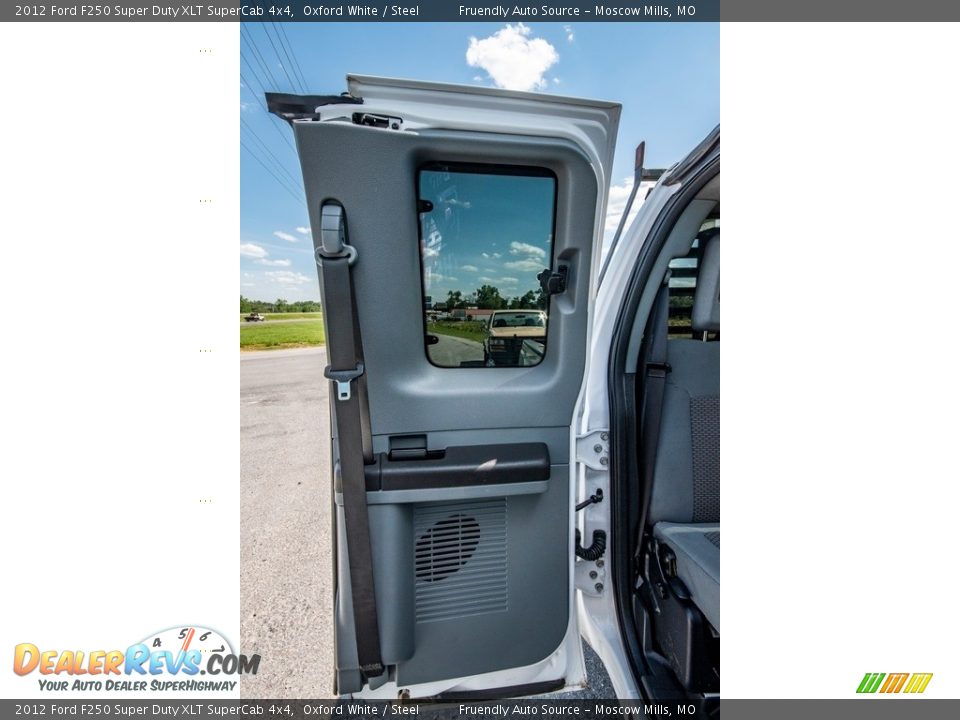 2012 Ford F250 Super Duty XLT SuperCab 4x4 Oxford White / Steel Photo #31