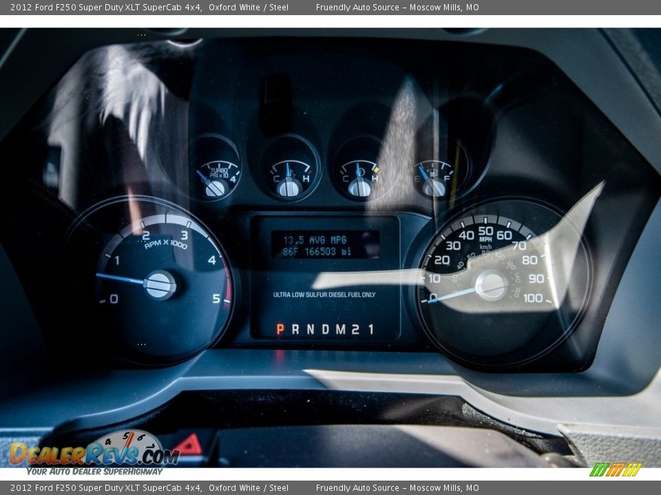 2012 Ford F250 Super Duty XLT SuperCab 4x4 Oxford White / Steel Photo #32