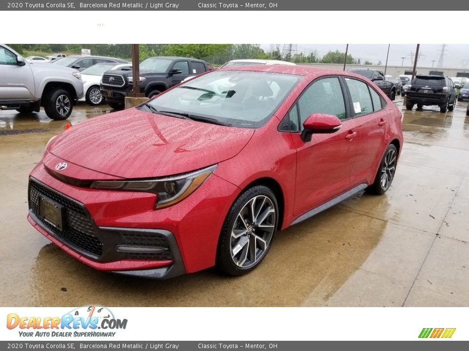 2020 Toyota Corolla SE Barcelona Red Metallic / Light Gray Photo #1