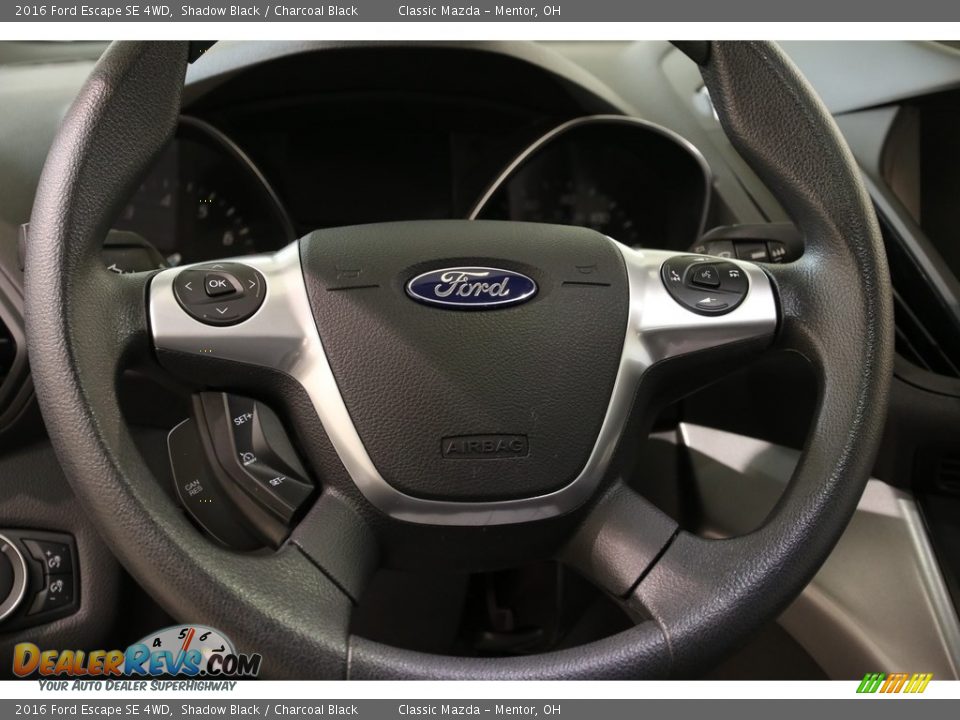 2016 Ford Escape SE 4WD Shadow Black / Charcoal Black Photo #8