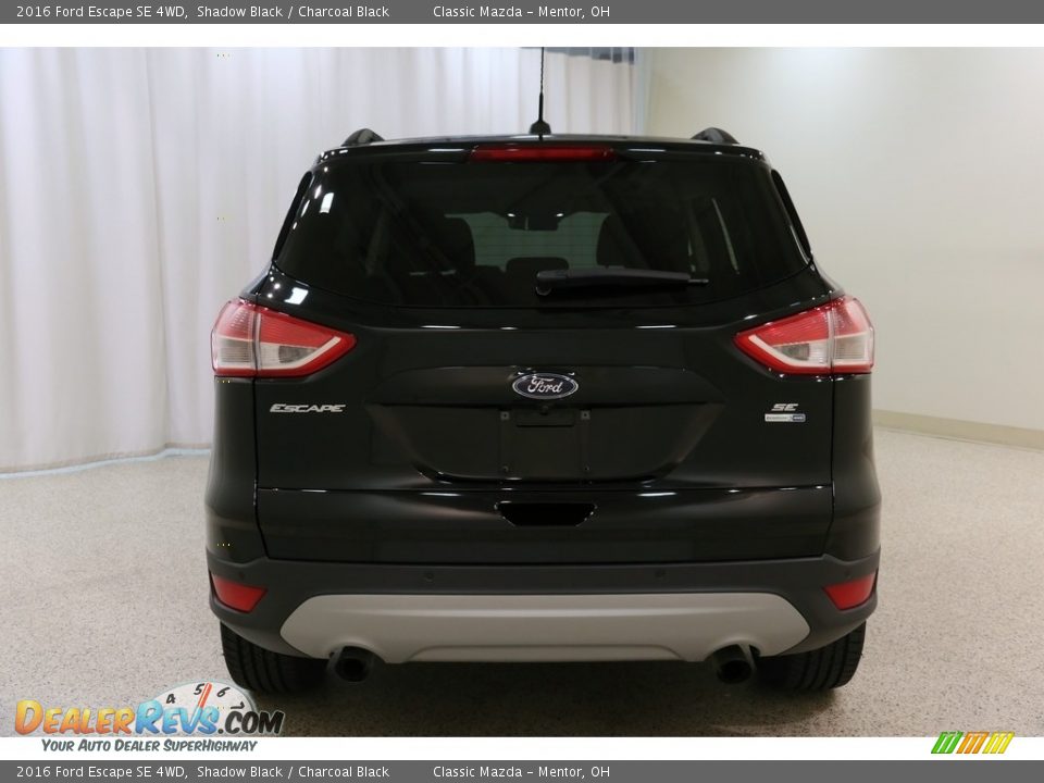2016 Ford Escape SE 4WD Shadow Black / Charcoal Black Photo #19