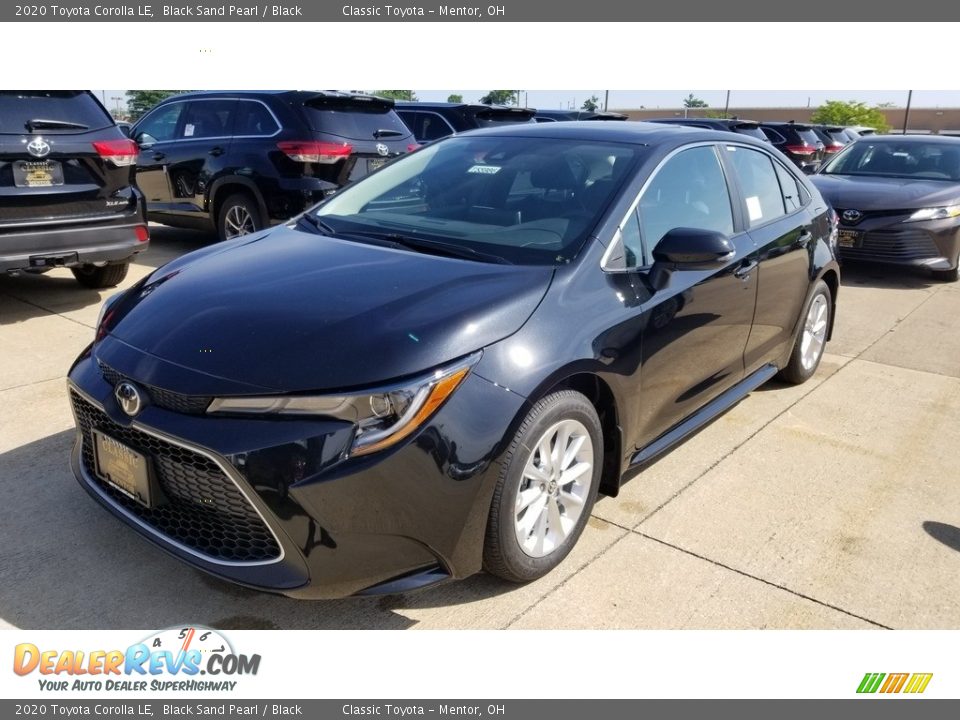2020 Toyota Corolla LE Black Sand Pearl / Black Photo #1