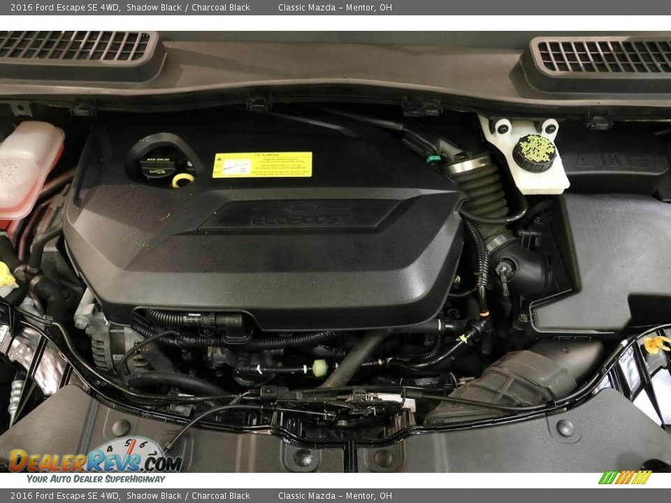2016 Ford Escape SE 4WD Shadow Black / Charcoal Black Photo #20