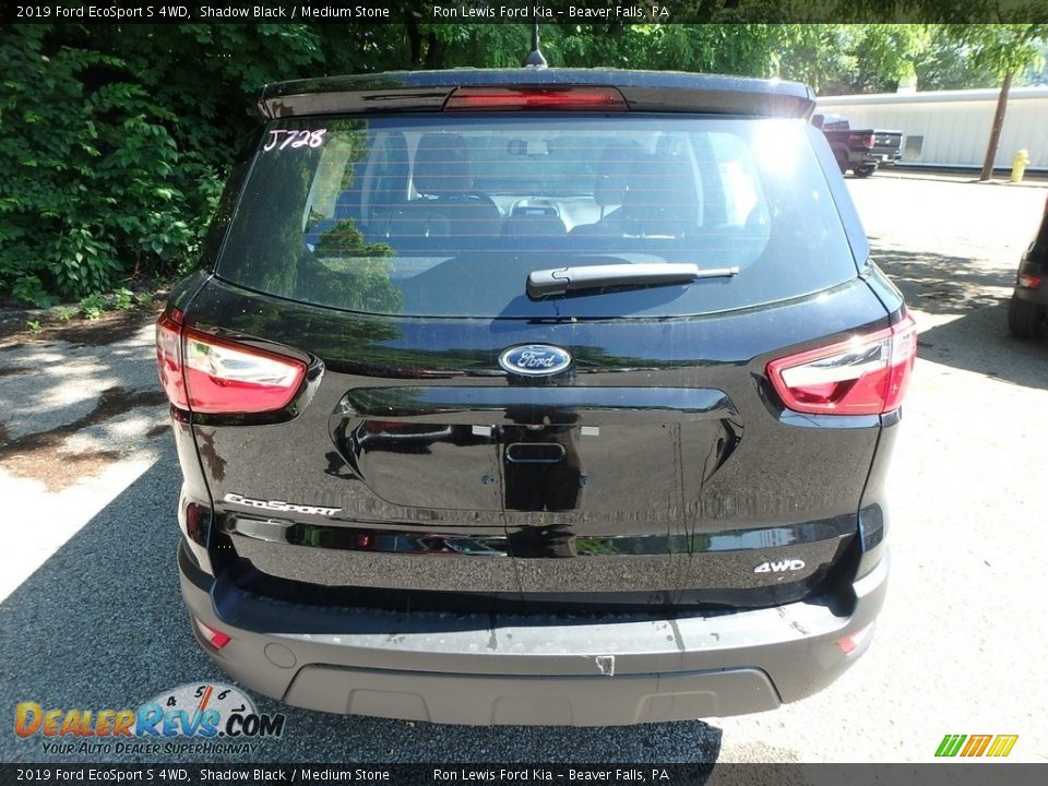 2019 Ford EcoSport S 4WD Shadow Black / Medium Stone Photo #4