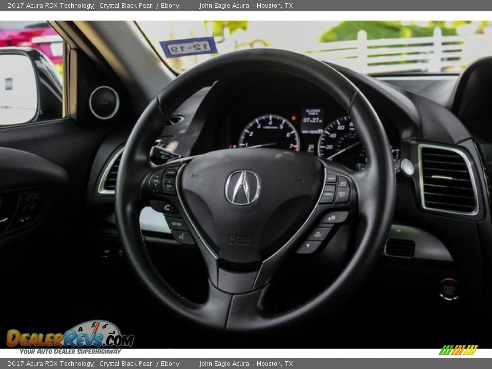 2017 Acura RDX Technology Crystal Black Pearl / Ebony Photo #31
