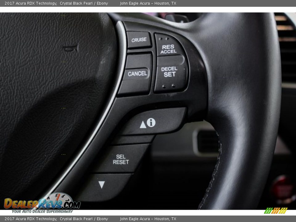 2017 Acura RDX Technology Crystal Black Pearl / Ebony Photo #36
