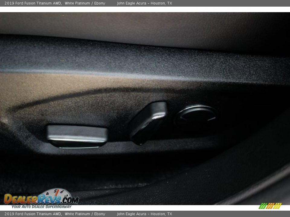 2019 Ford Fusion Titanium AWD White Platinum / Ebony Photo #16