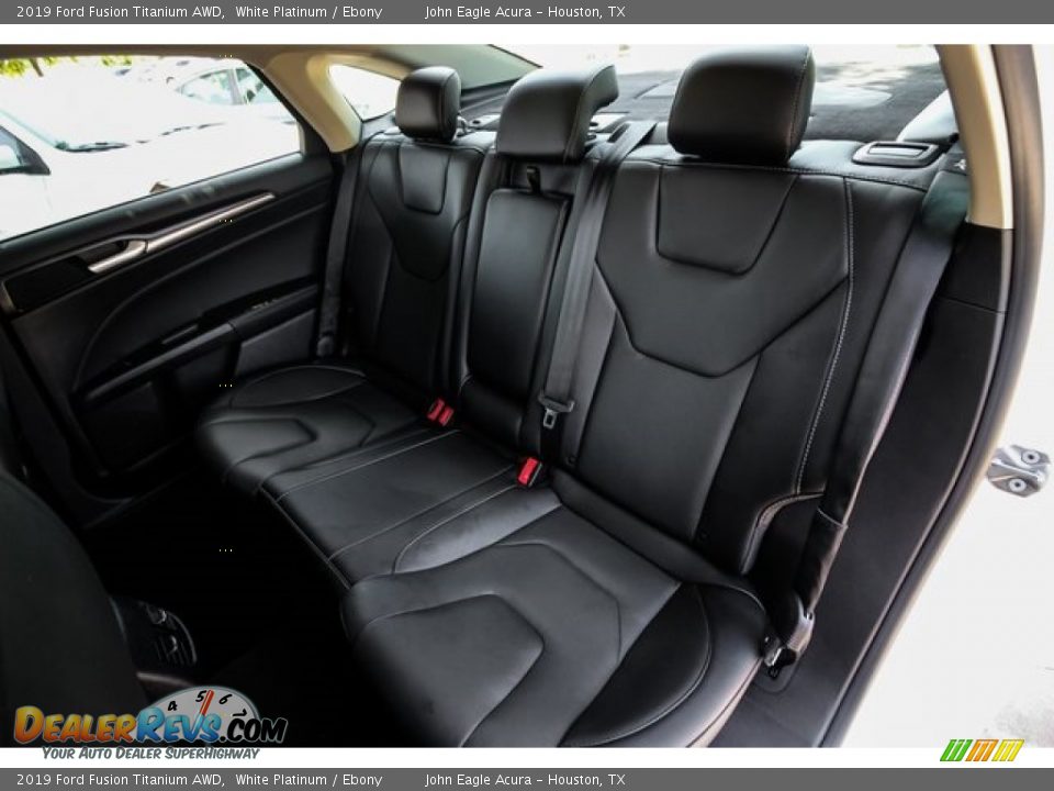 2019 Ford Fusion Titanium AWD White Platinum / Ebony Photo #21